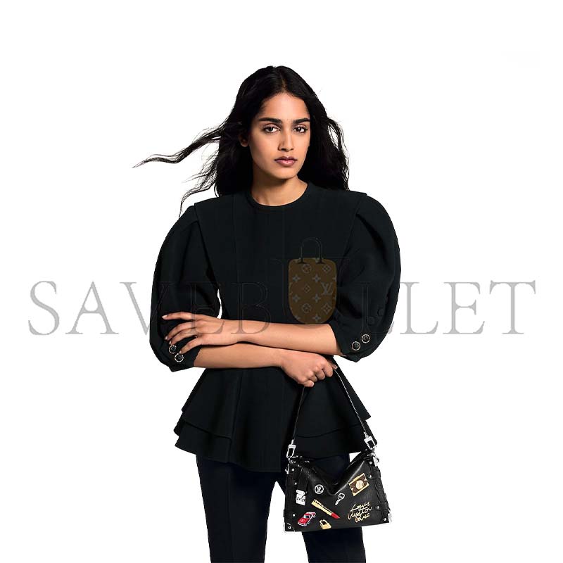 l0*is V*t0n side trunk mm fashion leather m25568 (23.5*16*8.5cm)